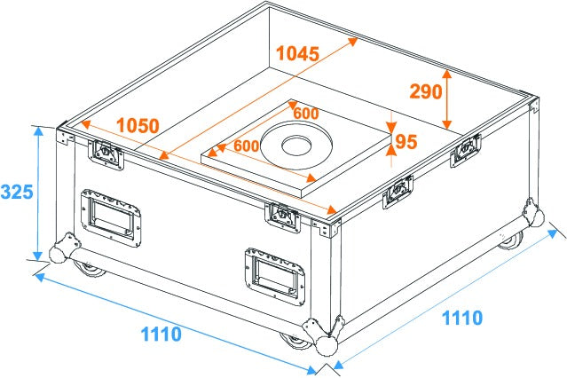 Eurolite Flightcase til Diskokugler (75 & 100cm)
