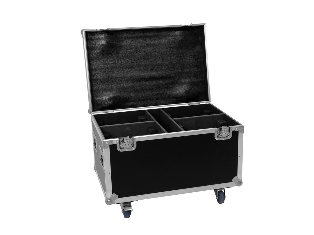 EUROLITE Set 4x LED TMH-X4 white + Case with wheels