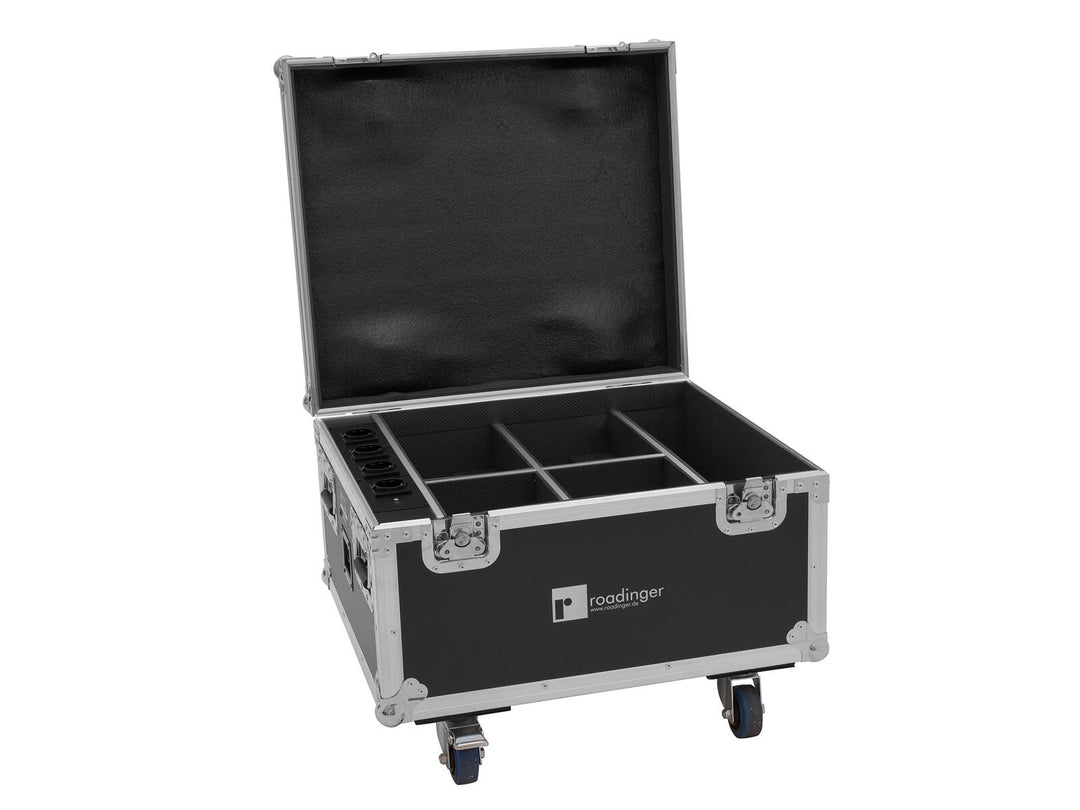 EUROLITE Set 4x AKKU IP PAR 7 QCL CRMX MK2 + Case with charging function