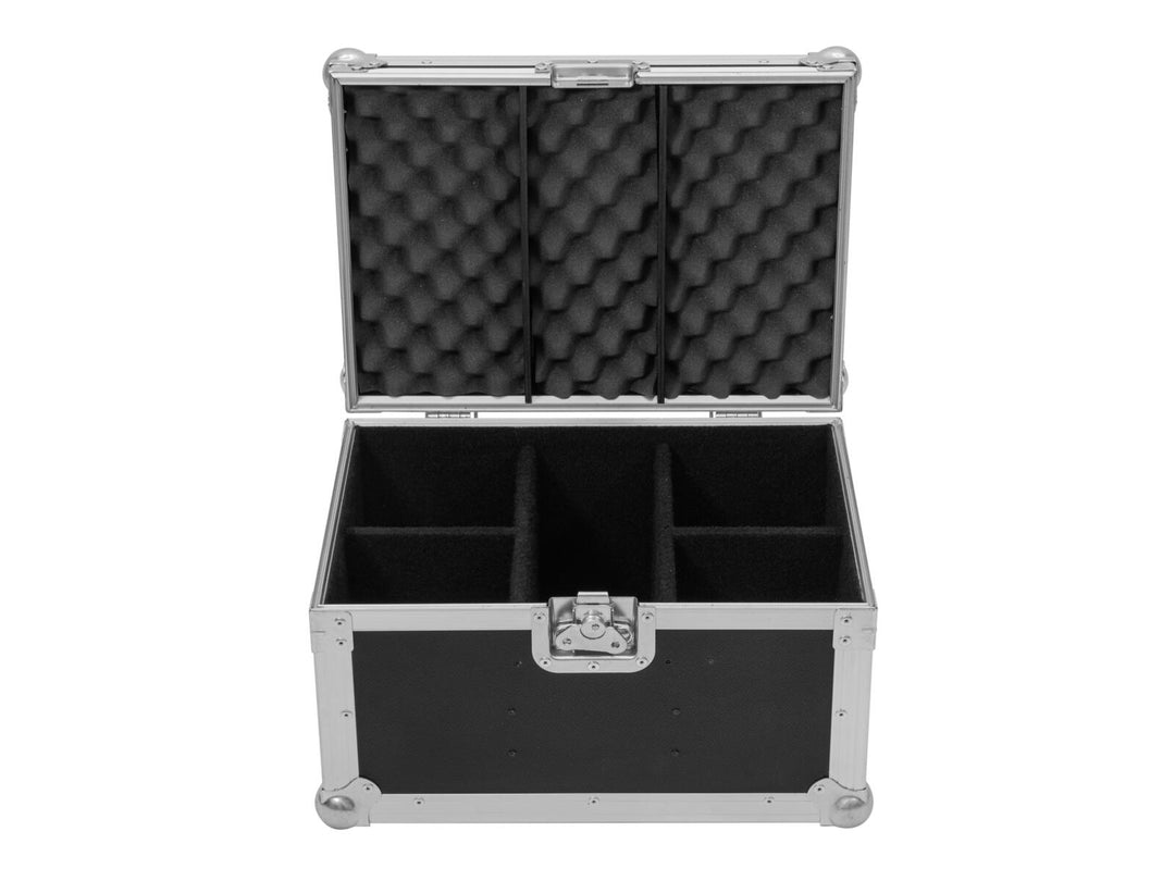 EUROLITE Set 4x LED Silent PAR 6 QCL Floor wh + Case