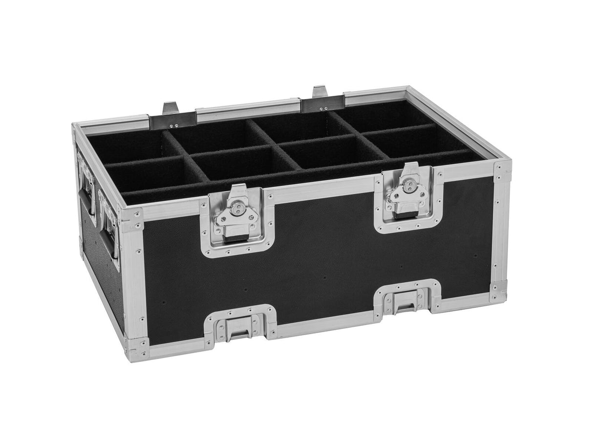 EUROLITE Set 16x LED Silent Par 6 QCL floor bk + Case
