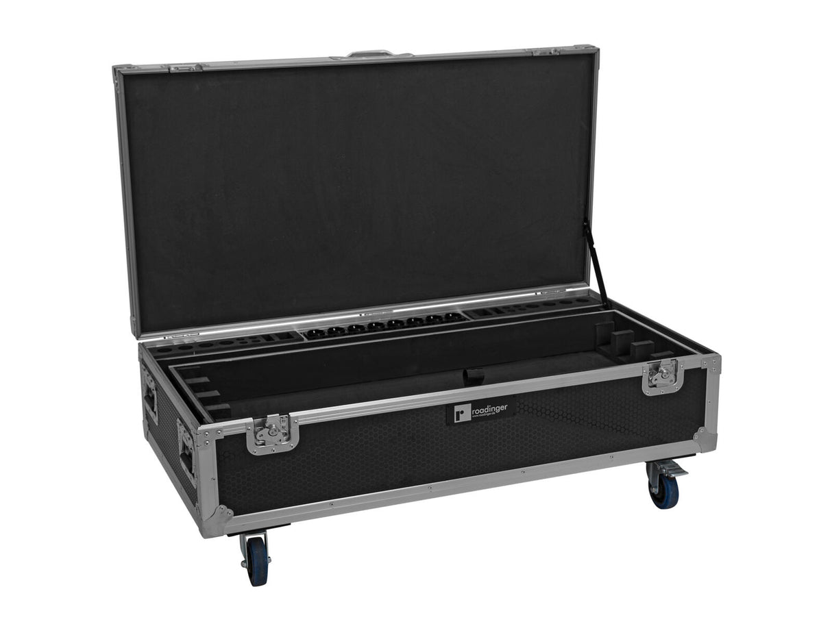 EUROLITE Set 8x AKKU IP Pixel Tube 360° PRO CRMX + Flightcase with wheels and charging function