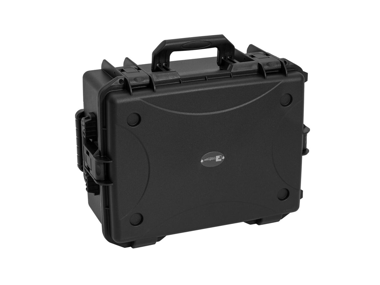 EUROLITE Set 8x AKKU IP Flat Light 3 bk + Plastic case with trolley