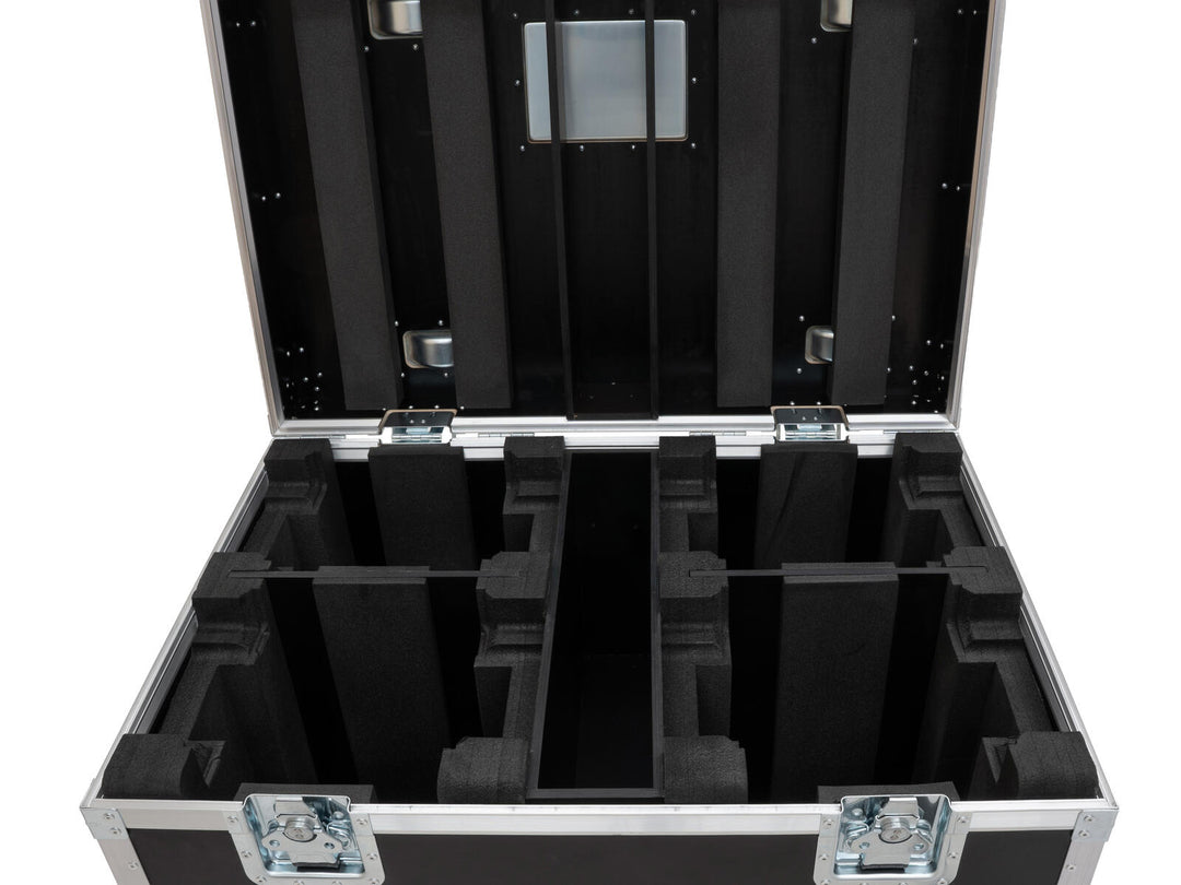 ROADINGER Flightcase HIGHLINE 4x LED IP TMH-S250/B250, with wheels