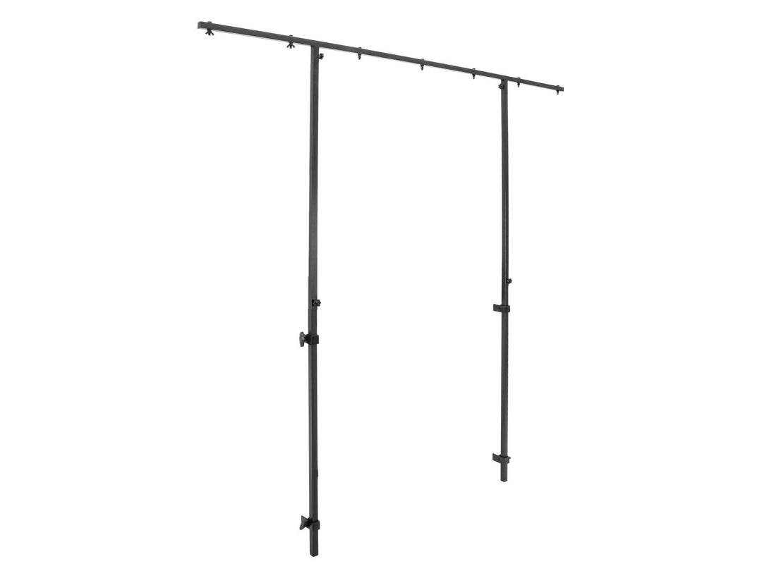 OMNITRONIC Set Compact Mobile DJ Stand incl. Cover + Extension Frame