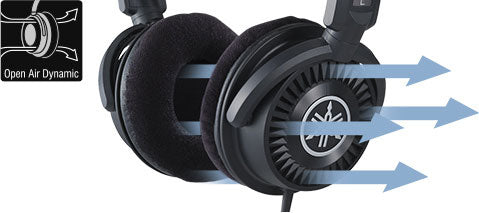 Yamaha HPH-150B - Studie Høretelefoner (Sort)