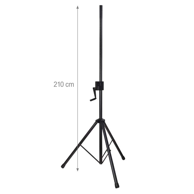 Wind-Up Højtalerstativ 130-210cm (70 kg)