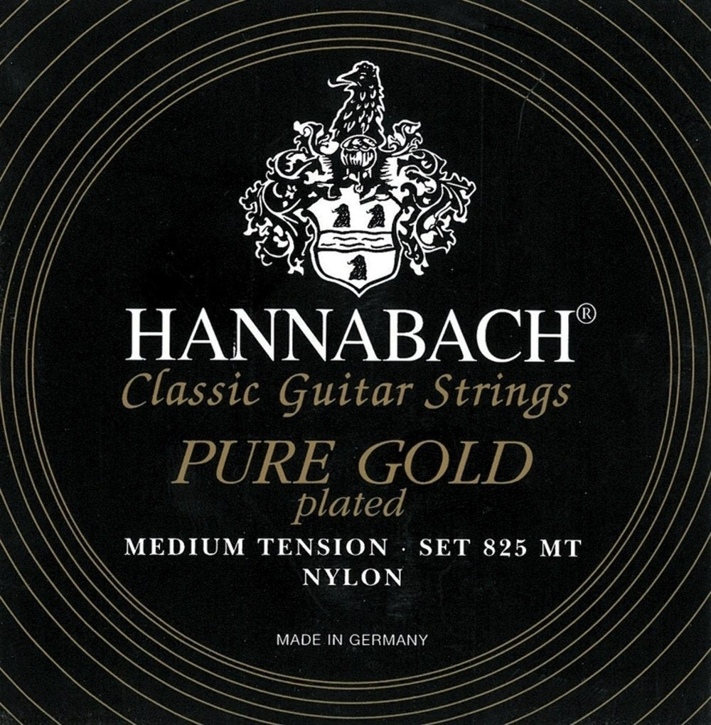Hannabach 825 D4 basstreng til klassisk guitar, medium tension