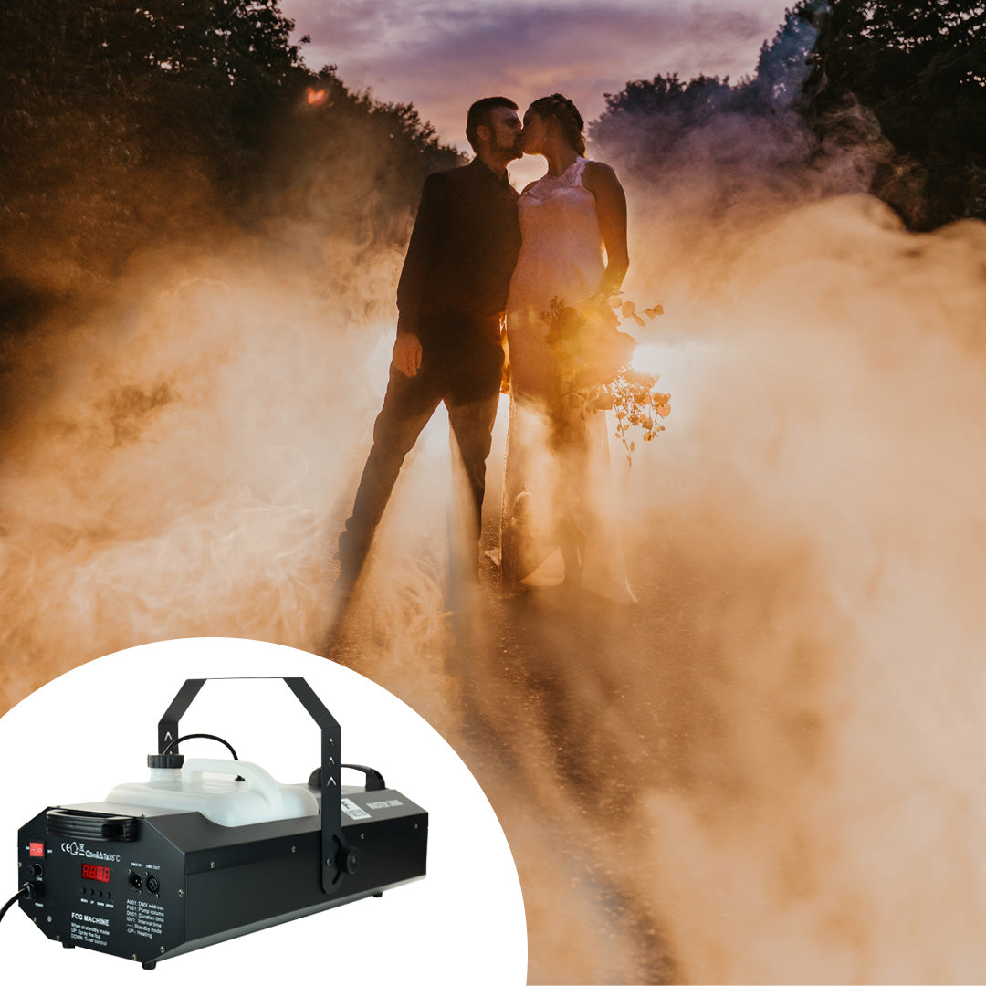 Firefog Master 3000 røgmaskine 3000 W med DMX og fjernbetjening