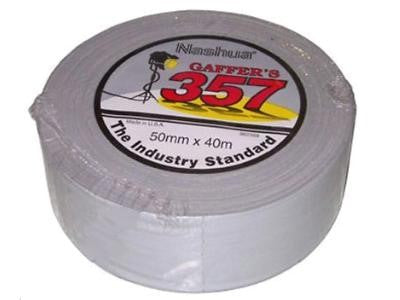 Nashua 357 Gaffa Tape 48mm (55m, Hvid)
