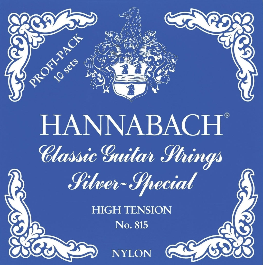 Hannabach Strings for classic guitar Serie 815 Professional pack Silver special - 815 ProfiPack Medium Carbon