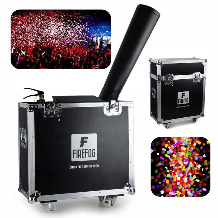 Firefog CANNON 1000+ CO2 konfettikanon i case