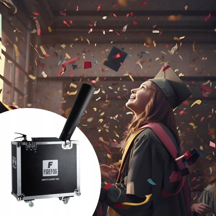 Firefog CANNON 1000+ CO2 konfettikanon i case