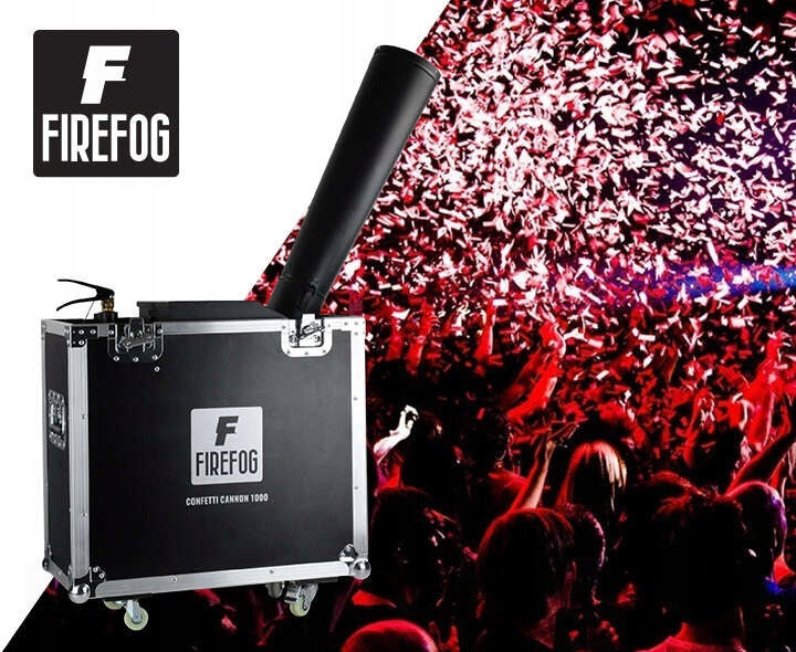 Firefog CANNON 1000+ CO2 konfettikanon i case