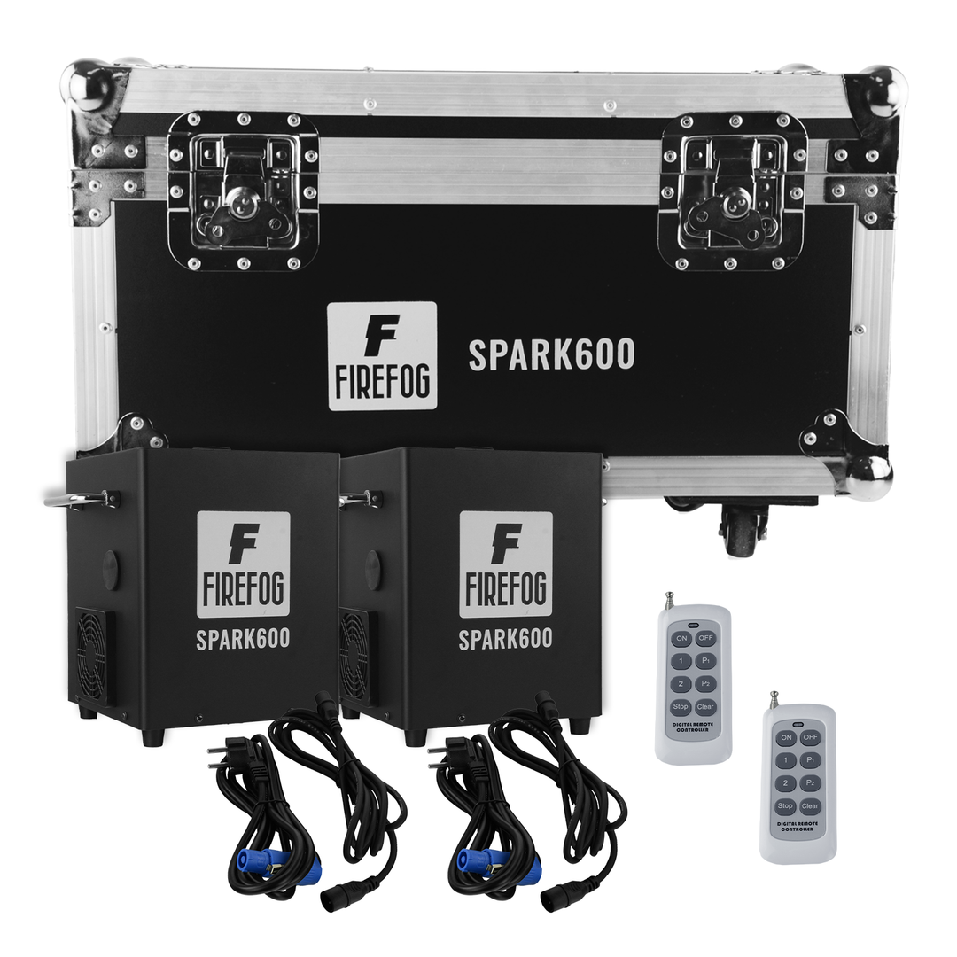 Firefog SPARK600 - sæt med 2 + flightcase