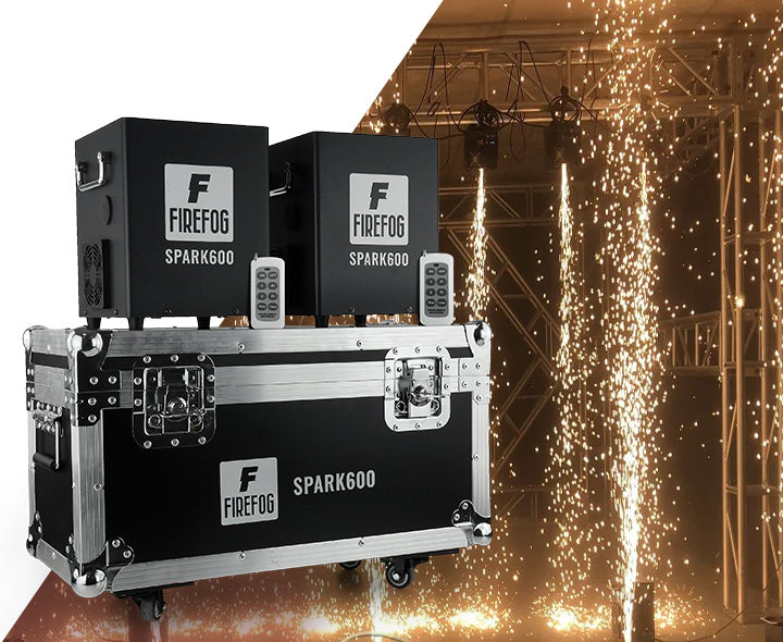 Firefog SPARK600 - sæt med 2 + flightcase