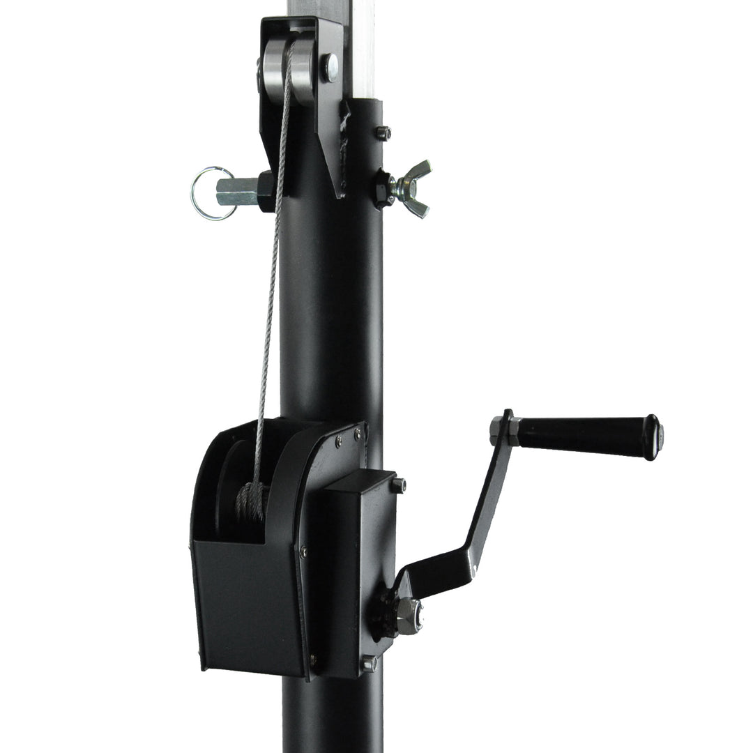 Hardman LS3 wind-up lysstativ, 1,7 til 4,3 m, 65 kg