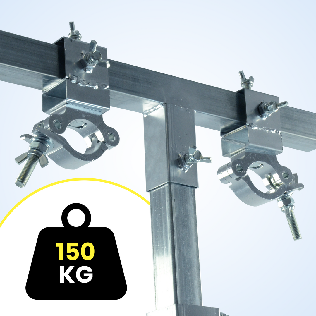 Hardman ST150 scenetårn med spil, 1,75 til 4,3 m, 150 kg