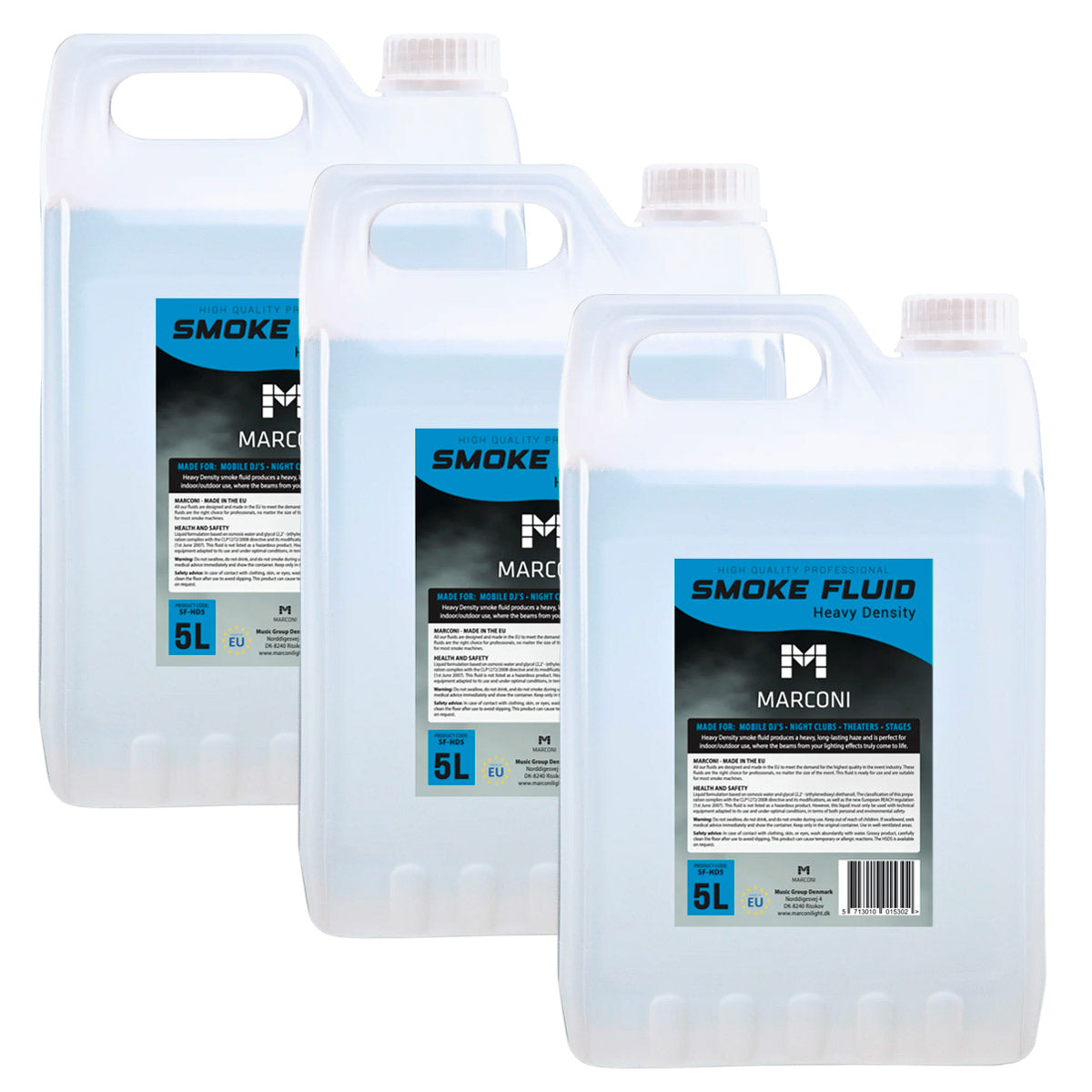 3 x 5L Røgvæske (Heavy Density)