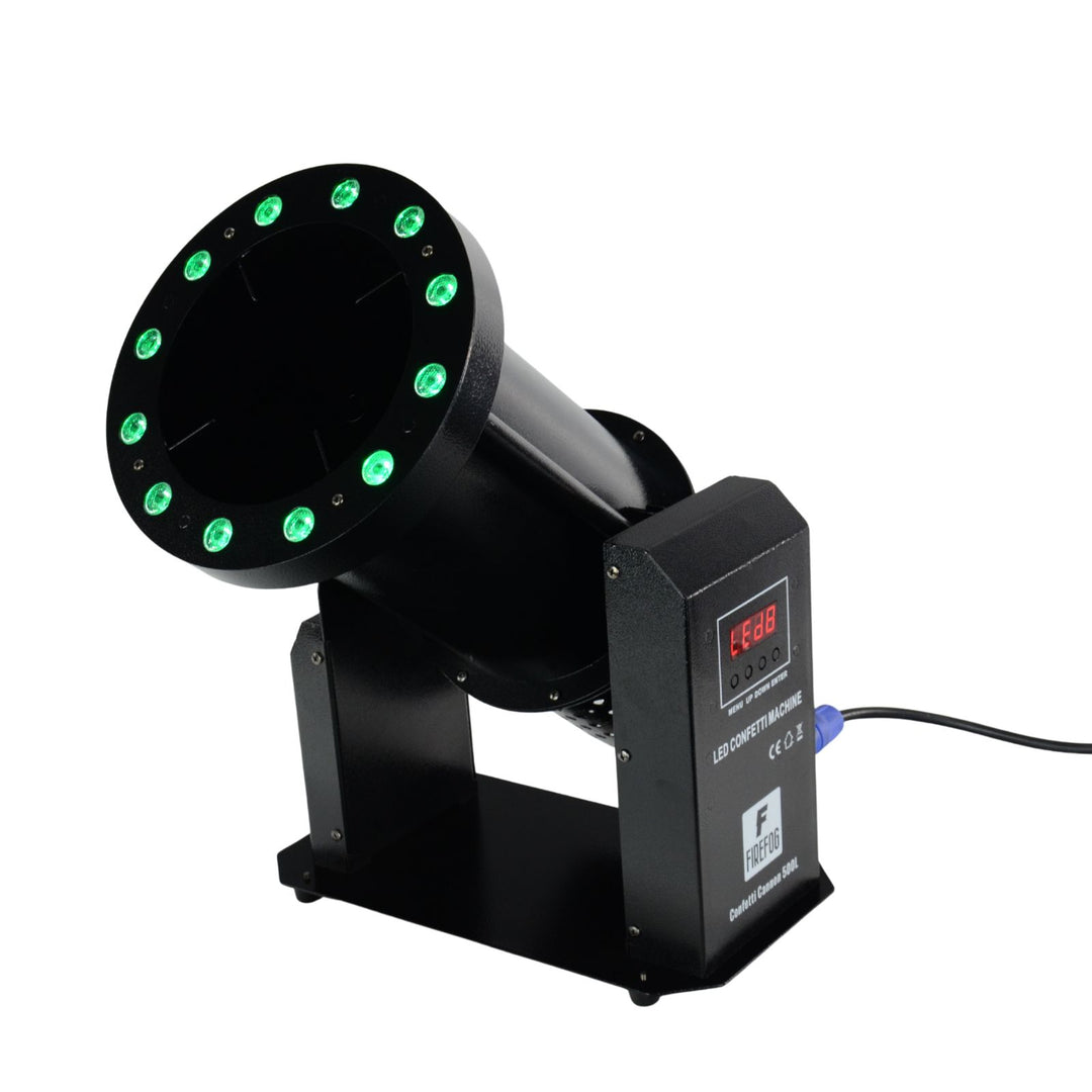 Firefog Confetti Cannon 500L konfettikanon med LED og DMX
