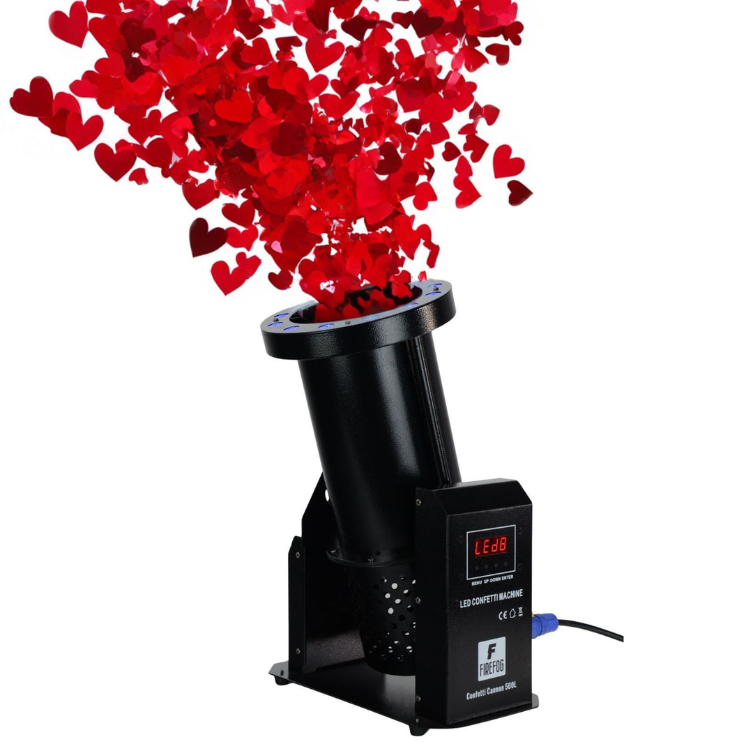 Firefog Confetti Cannon 500L konfettikanon med LED og DMX