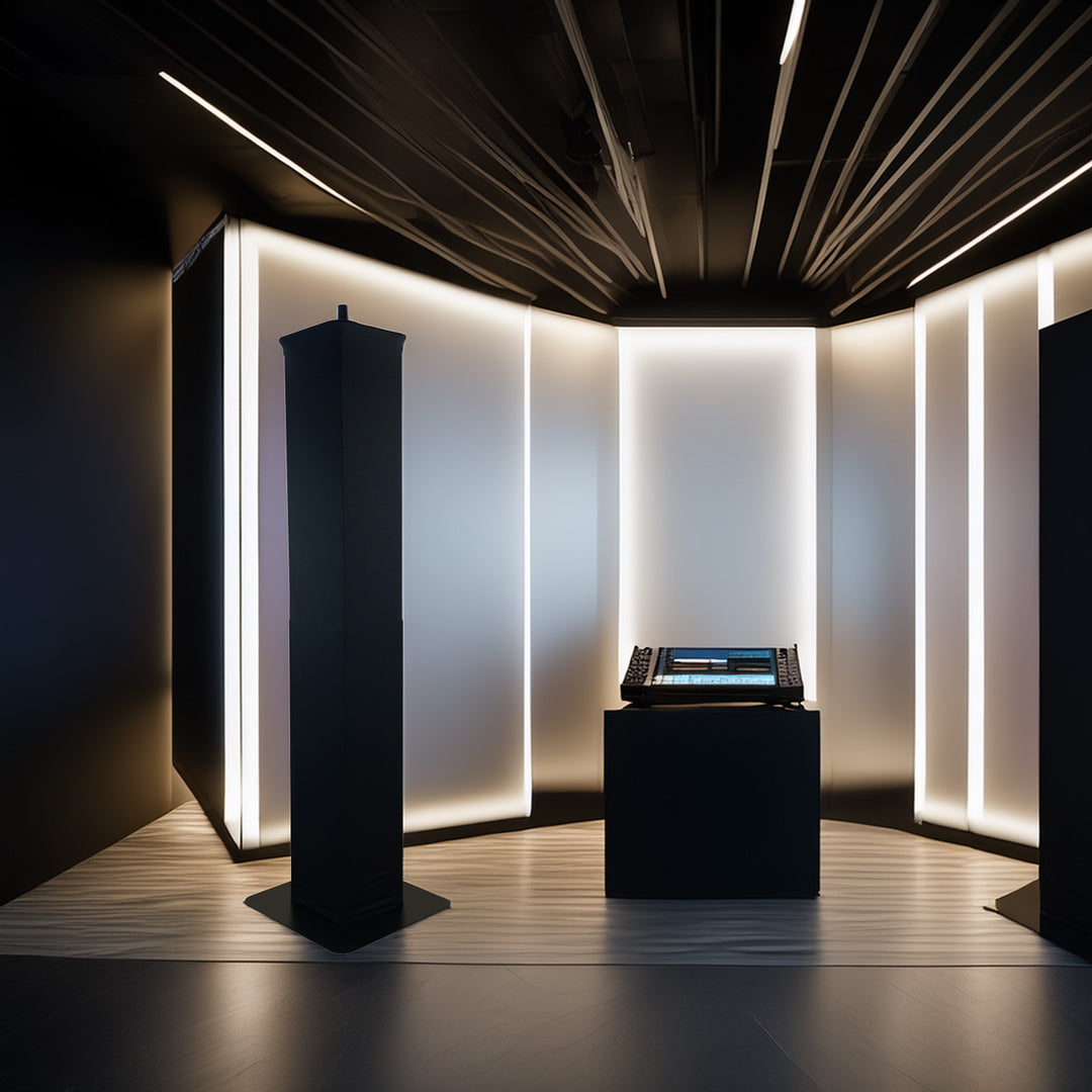 Hardman PTS23B totem, sort, 100-175 cm