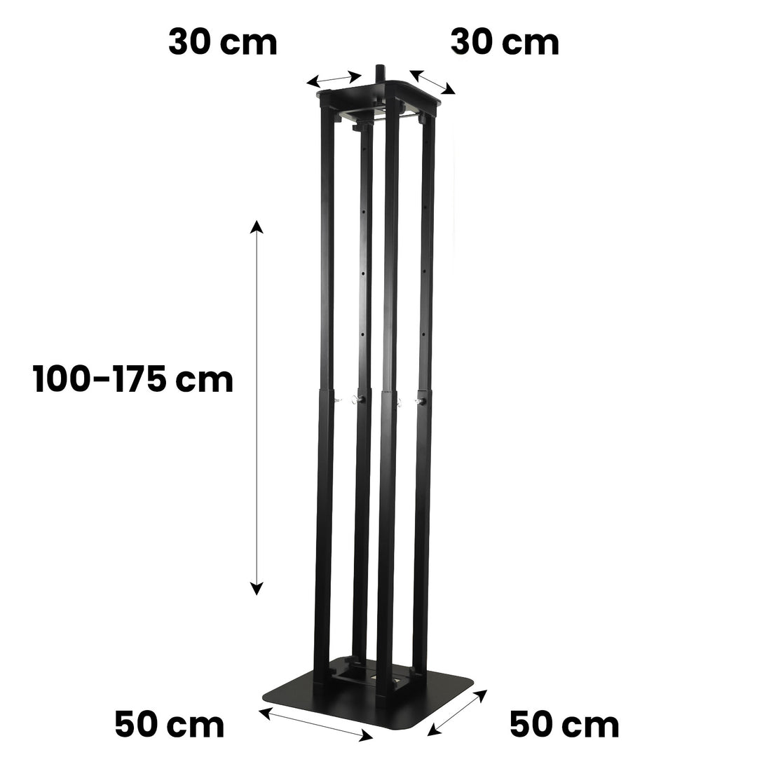 Hardman PTS23B totem, sort, 100-175 cm