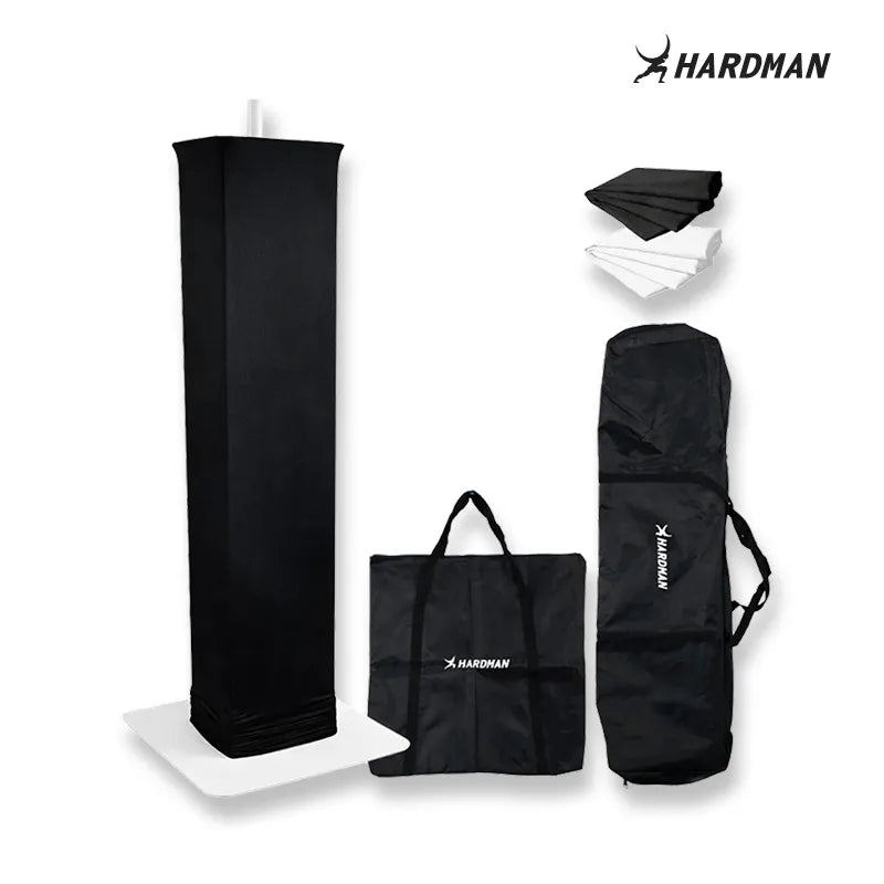 Hardman PTS24W totem, hvid, 135-250 cm