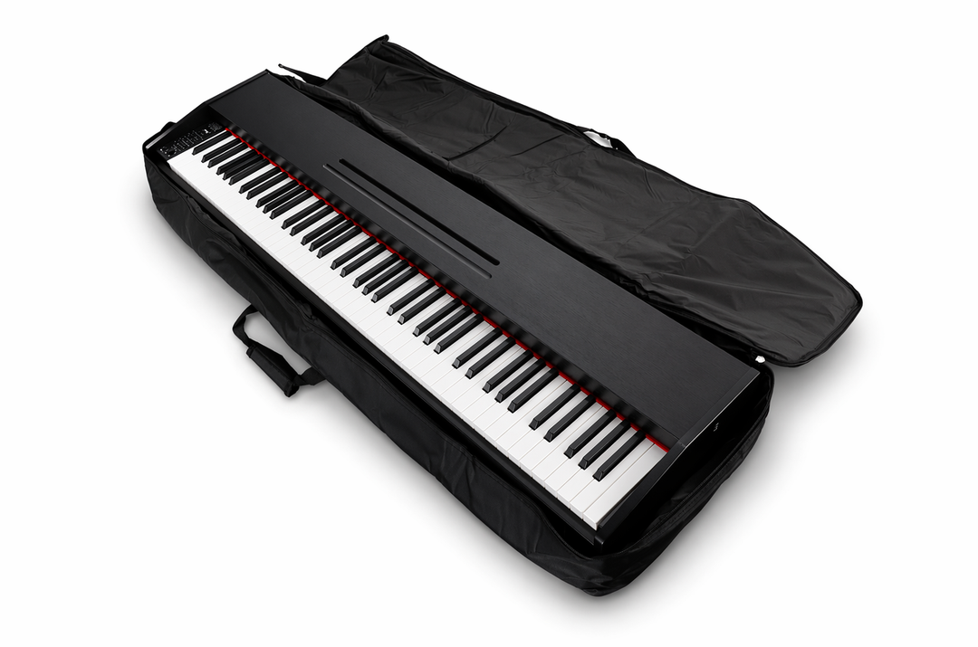 Taske til digitalpiano, op til 137 x 38 x 12 cm