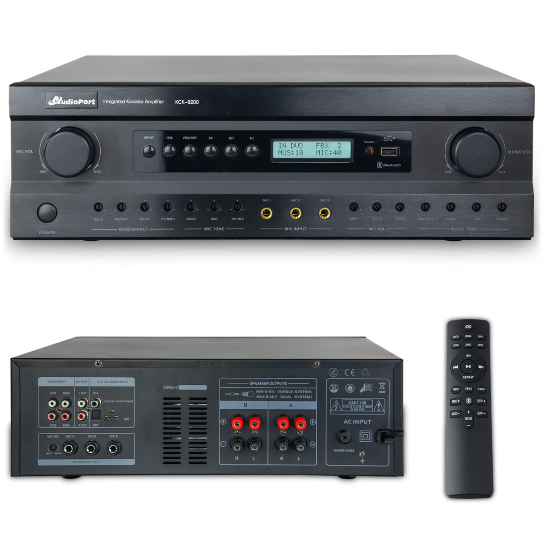 Audioport KC8200 2 x 200 W med DSP