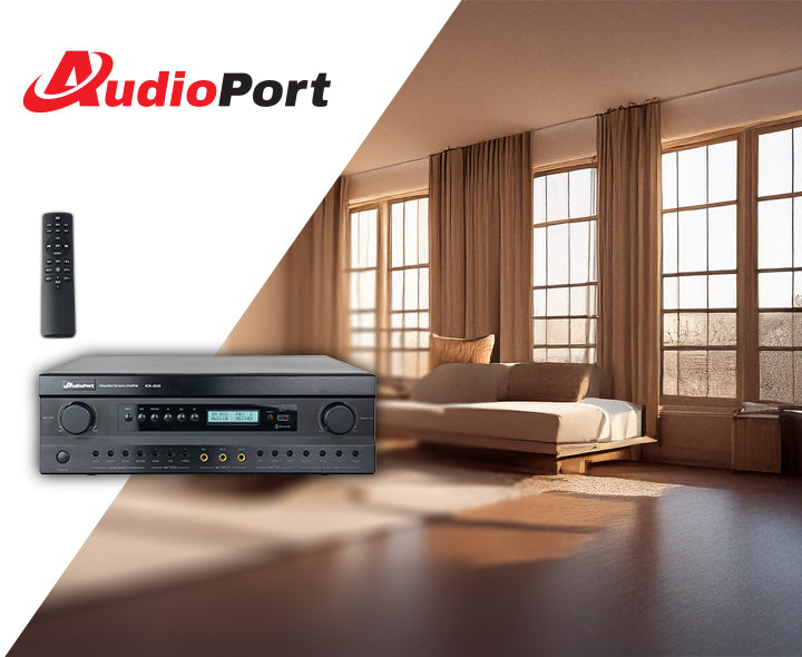 Audioport KC8300 forstærker 2 x 300 W med DSP