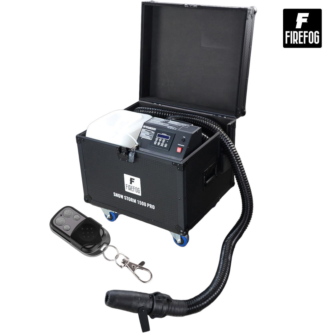 Firefog Snow Storm 1500 Pro snemaskine 1500 W i flightcase