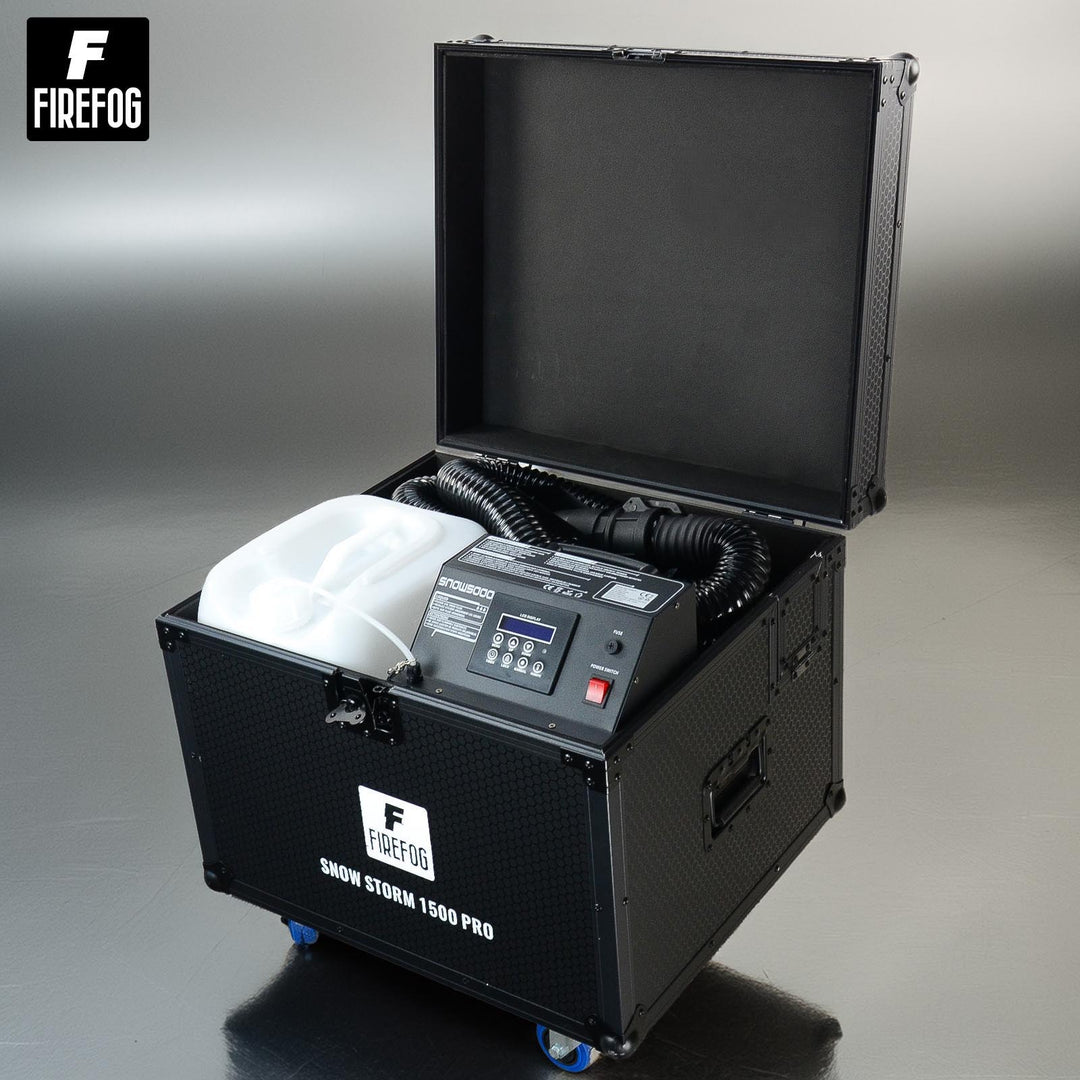 Firefog Snow Storm 1500 Pro snemaskine 1500 W i flightcase