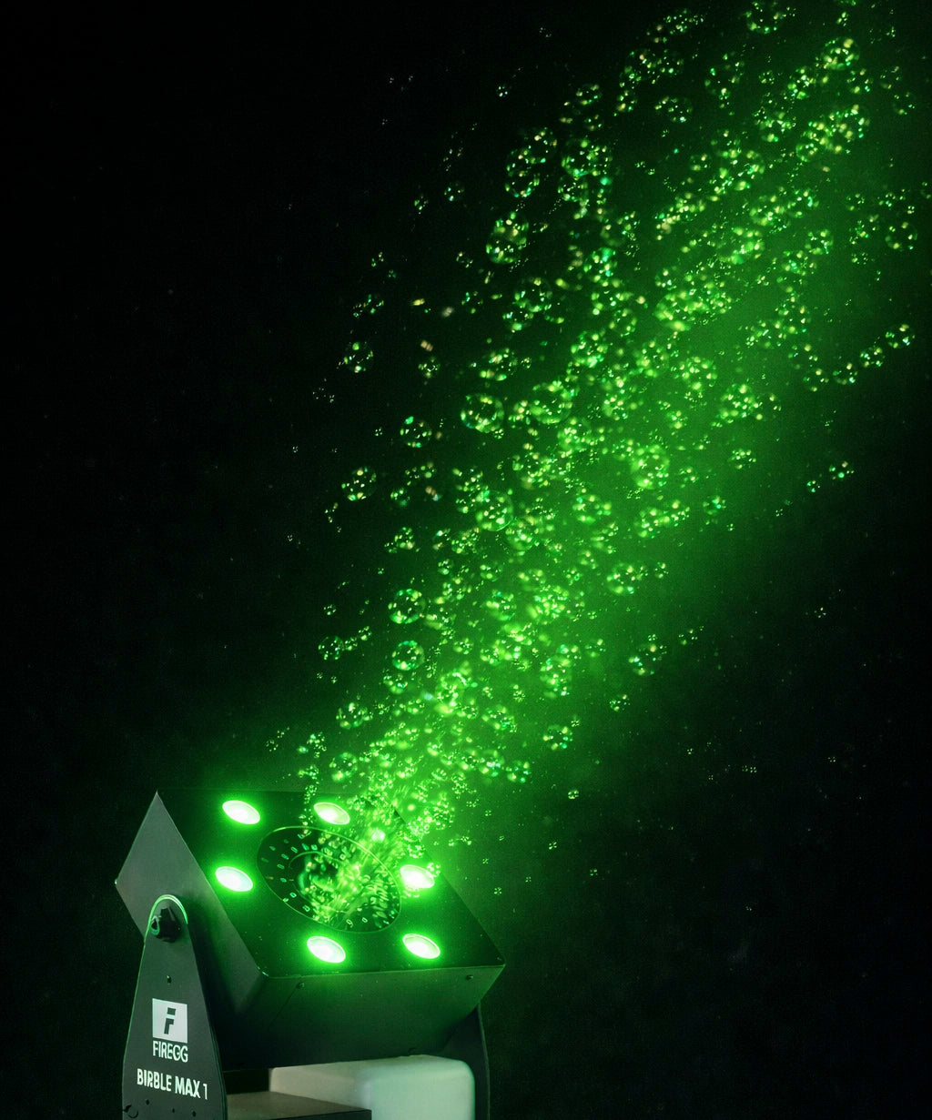 Firefog Bubble Max 1 boblemaskine med LED, DMX og fjernbetjening