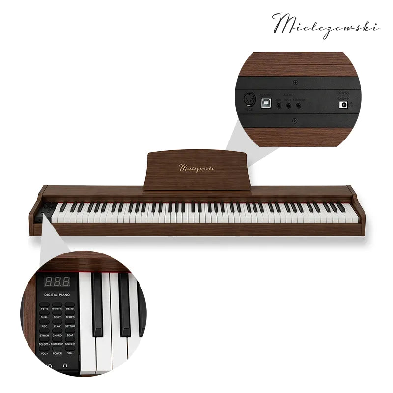 Mielczewski Tiento digitalpiano, brun