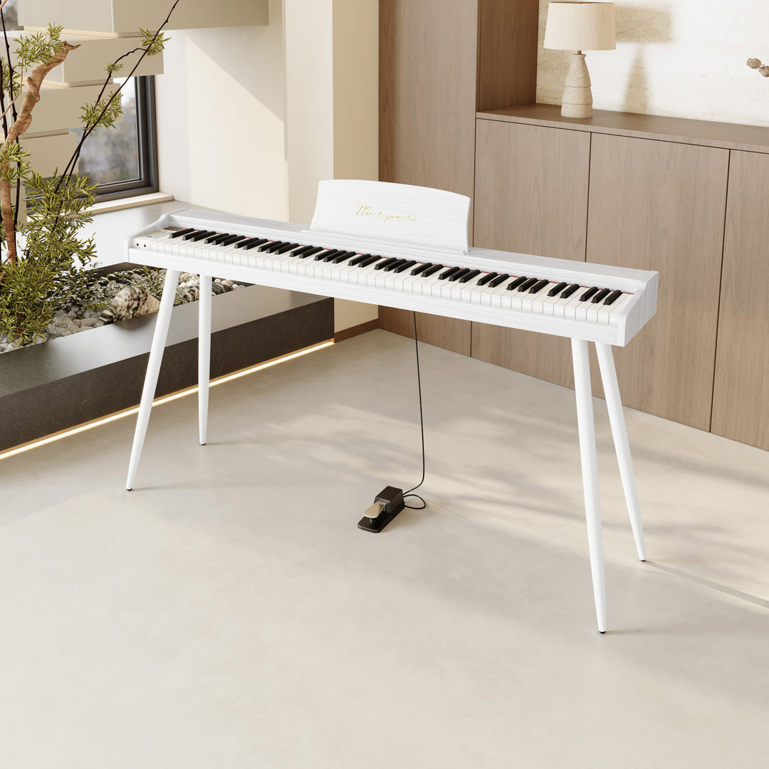 Mielczewski Virelai digitalpiano med ben, hvid
