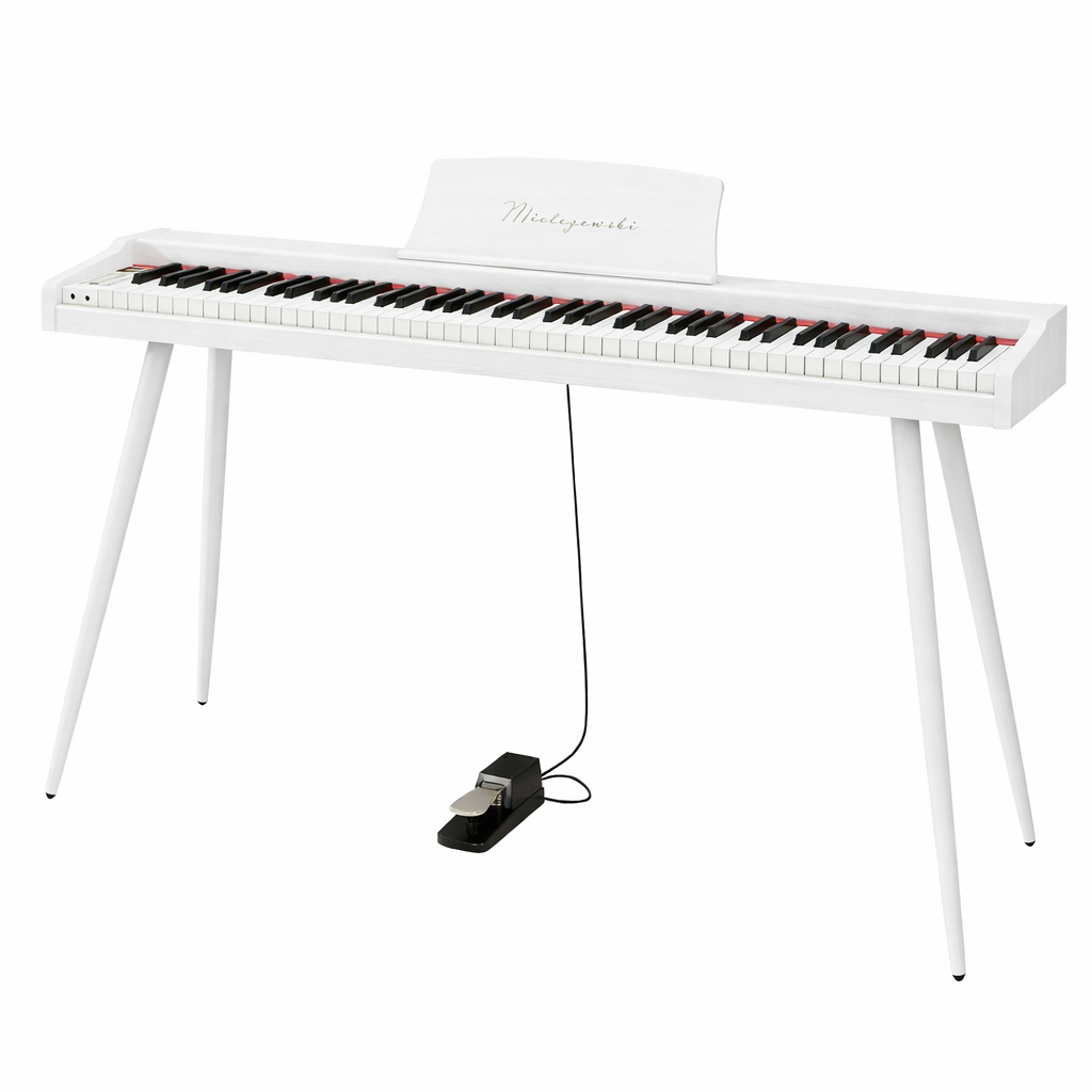 Mielczewski Virelai digitalpiano med ben, hvid