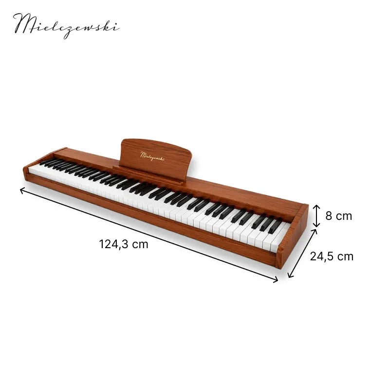 Mielczewski Canzona digitalpiano, lys mahogni