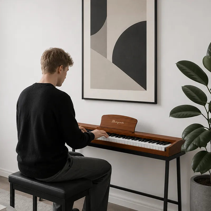 Mielczewski Canzona digitalpiano, lys mahogni