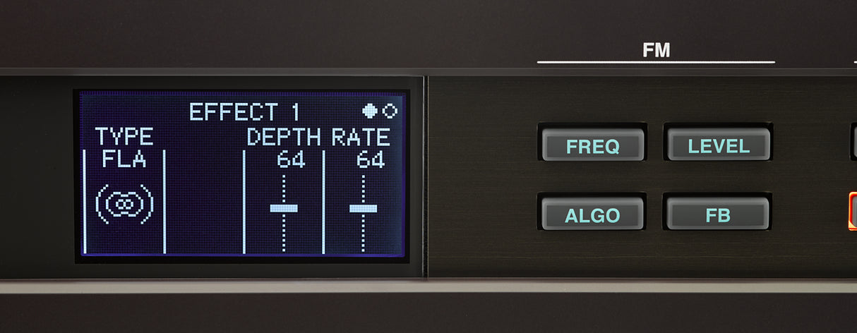 DEMOVARE - Yamaha Reface DX Synth Keyboard (Sort)