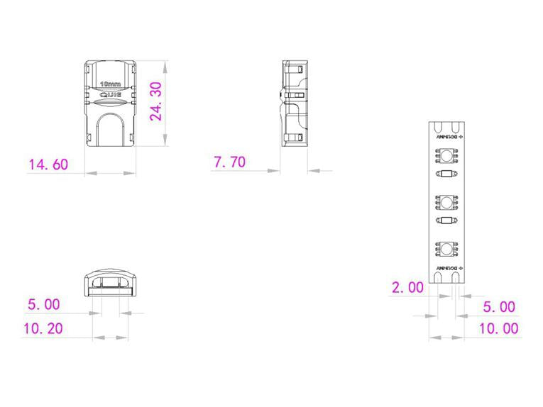 EUROLITE LED Strip Flexible Connector 2-pin 10mm