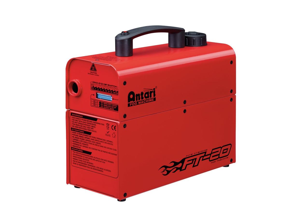 ANTARI FT-20X-B Mobil Røgmaskine (600W, Rød)