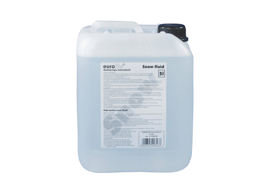 EUROLITE Set Snow 5001 Snow Machine + Snow Fluid 5l