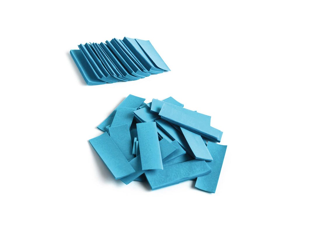 TCM FX Slowfall Confetti rectangular 55x18mm, light blue, 1kg