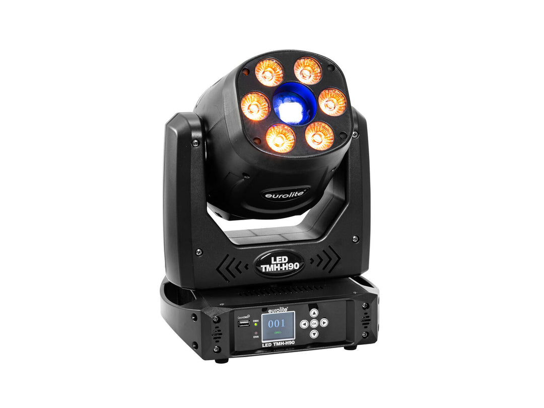 EUROLITE Set 4x LED TMH-H90 + Case with wheels