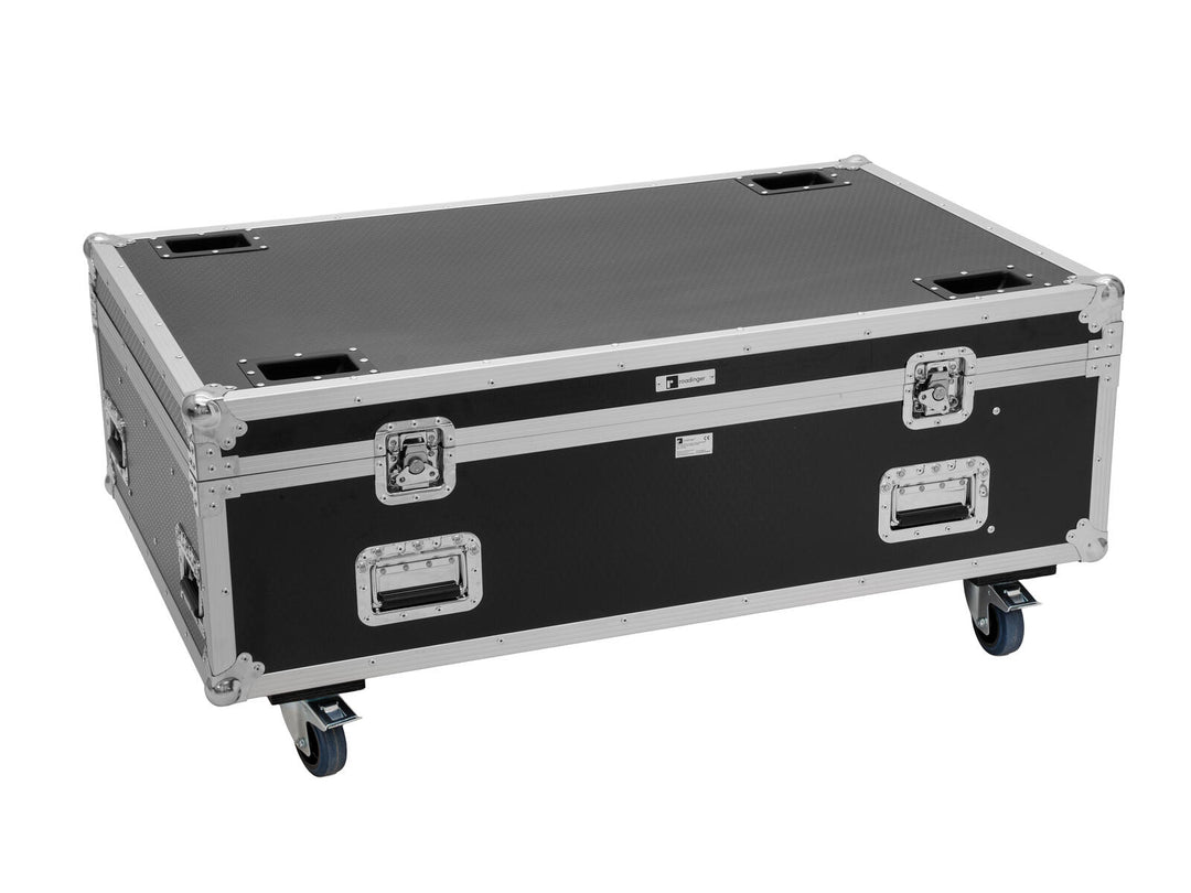 ROADINGER Flightcase PRO 4x LED BAR-8 SWING with wheels