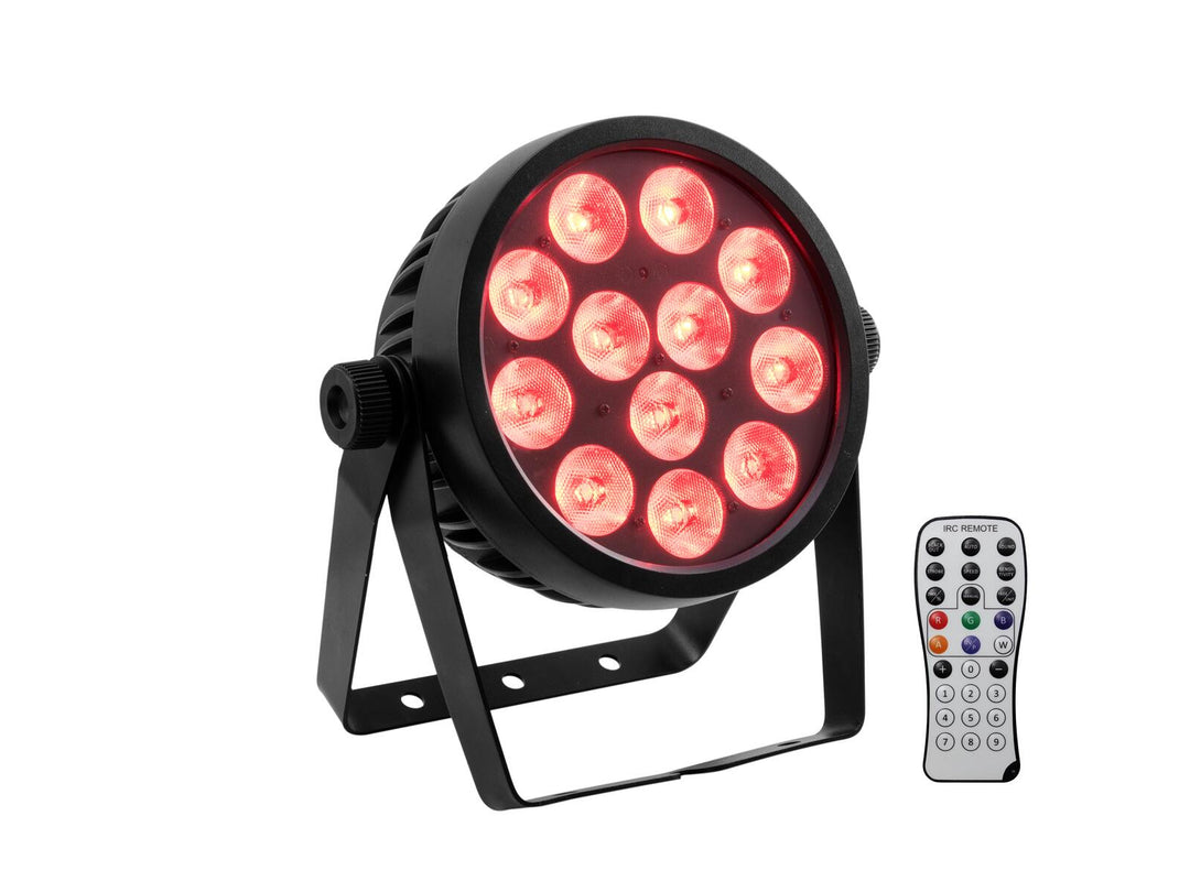 EUROLITE Set 4x LED 4C-12 Silent Slim Spot + Case