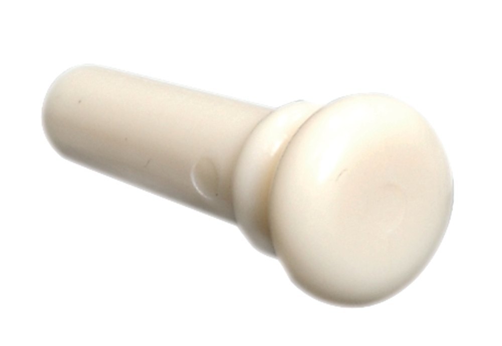 GEWA endeknap i offwhite PVC til guitar, 6 stk.