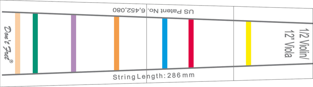 GEWA Fingerboard marking Don't Fret - 4/4 Cello