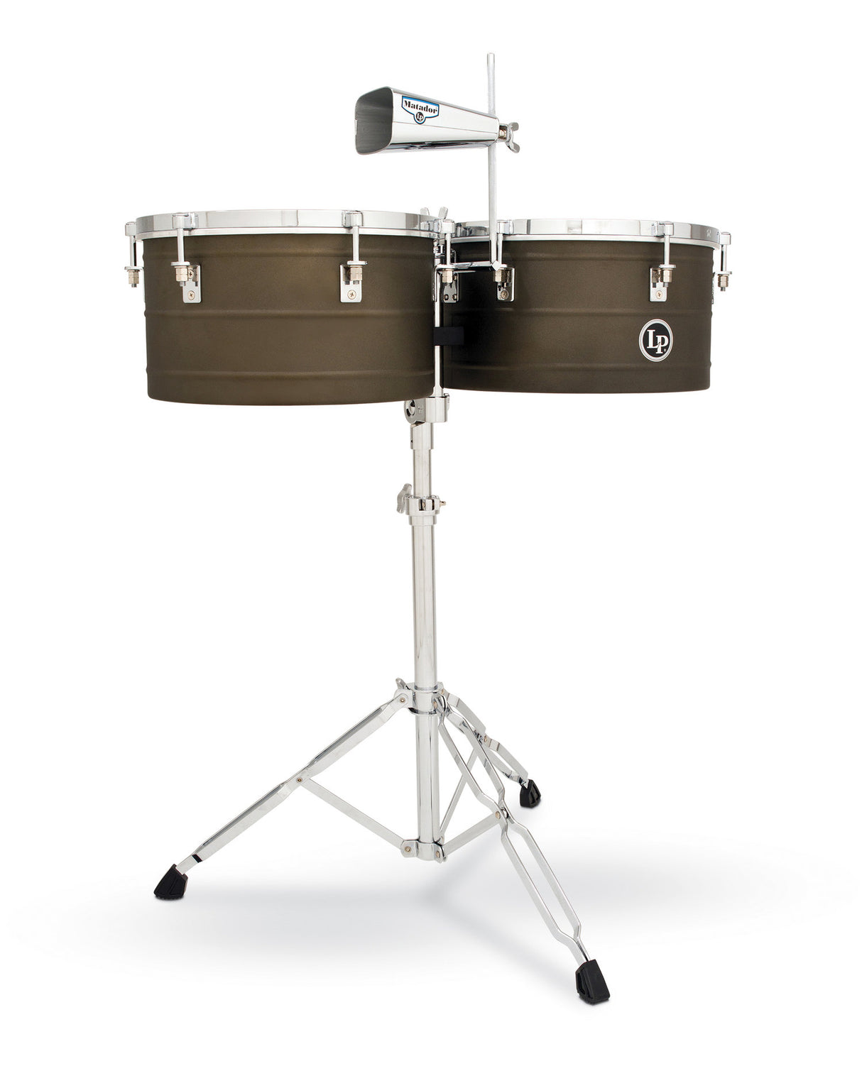 Latin Percussion Timbales Matador - Antique Coat Steel (M258)